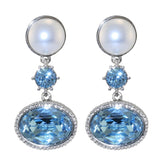 Royal Imperial Aqua Earrings - TimeLine Gifts